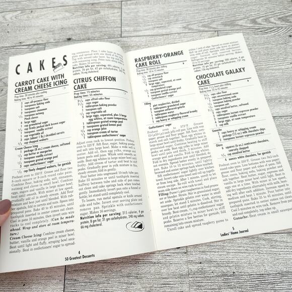 Ladies Home Journal 50 Greatest Desserts Cookbook Booklet Recipes - Picture 4 of 10